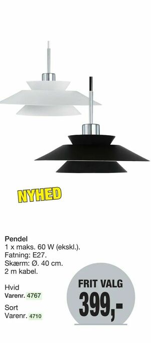 Harald Nyborg Pendel tilbud