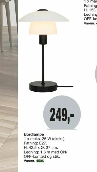 Harald Nyborg Bordlampe tilbud