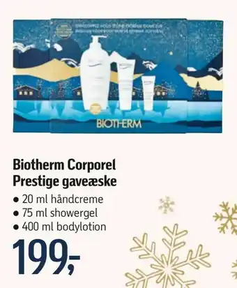 Føtex Biotherm Corporel Prestige gaveæske tilbud
