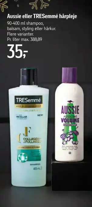 Føtex Aussie eller TRESemmé hårpleje tilbud