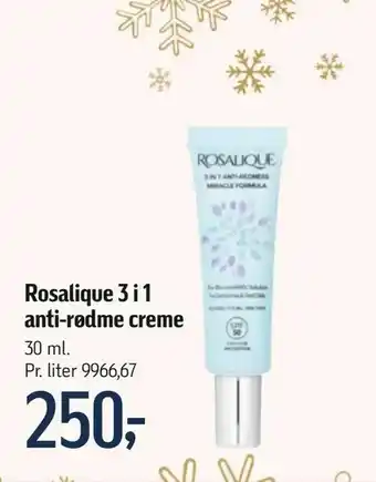 Rosalique 3 i 1 anti-rødme creme