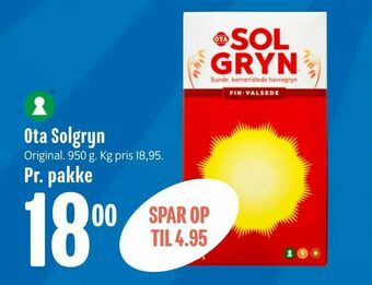 Min Købmand Ota Solgryn tilbud