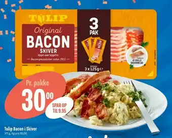 Min Købmand Tulip Bacon i Skiver tilbud