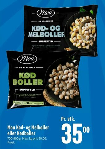 Min Købmand Mou Kød- og Melboller eller Kødboller tilbud