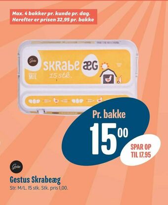 Min Købmand Gestus Skrabeæg tilbud