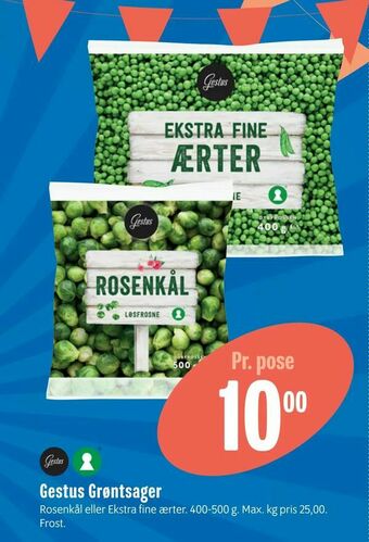 Min Købmand Gestus Grøntsager tilbud