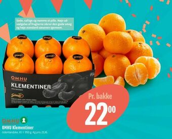 Min Købmand OMHU Klementiner tilbud