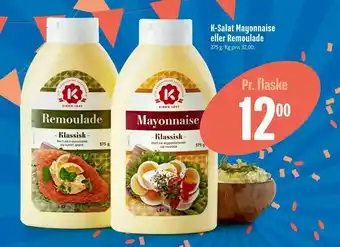 Min Købmand K-Salat Mayonnaise eller Remoulade tilbud