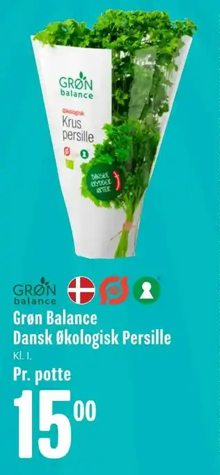 Min Købmand Grøn Balance Dansk Økologisk Persille tilbud