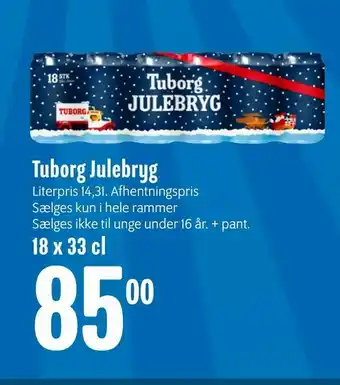 Min Købmand Tuborg Julebryg tilbud