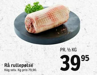 Rå rullepølse