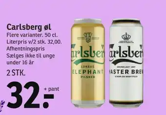 SPAR Carlsberg øl tilbud
