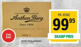 SPAR Anthon Berg guldæske tilbud