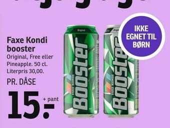 SPAR Faxe Kondi booster tilbud