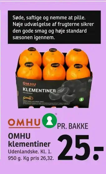 OMHU klementiner