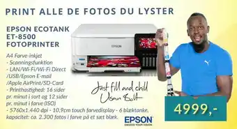 CBC Epson ecotank et-8500 fotoprinter tilbud