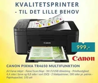 Canon pixma tr4650 multifunktion