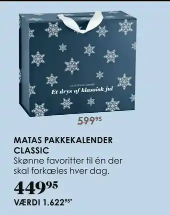 Matas Matas pakkekalender classic tilbud