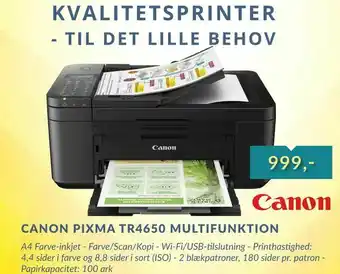 Canon pixma tr4650 multifunktion