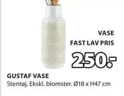 JYSK GUSTAF VASE tilbud