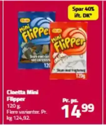 Fleggaard Cloetta Mini Flipper tilbud