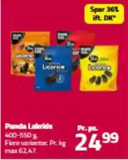 Fleggaard Panda Lakrids tilbud
