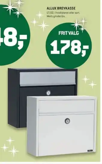 XL-BYG Allux brevkasse tilbud