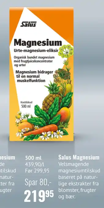 Helsam Salus Magnesium tilbud