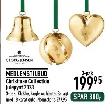 Imerco Christmas Collection julepynt 2023 tilbud