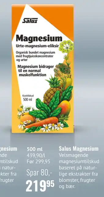 Din Lokale Helsekost Salus Magnesium tilbud