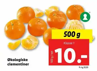 Økologiske clementiner