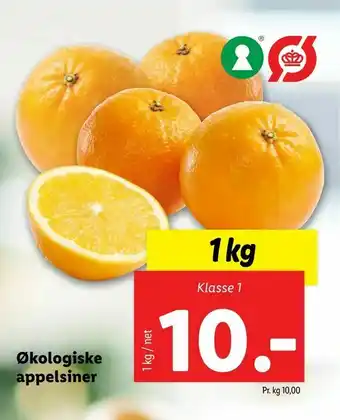 Let-Køb Økologiske appelsiner tilbud