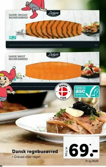 Let-Køb Dansk regnbueørred tilbud