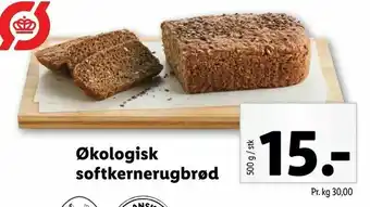 Let-Køb Økologisk softkernerugbrød tilbud