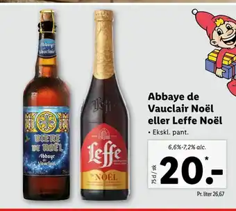 Let-Køb Abbaye de Vauclair Noël eller Leffe Noël tilbud