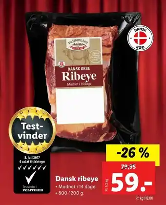 Let-Køb Dansk ribeye tilbud