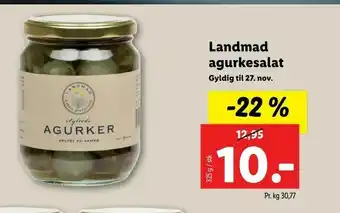 Landmad agurkesalat