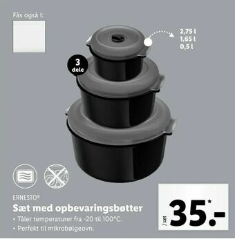 Let-Køb Sæt med opbevaringsbøtter tilbud