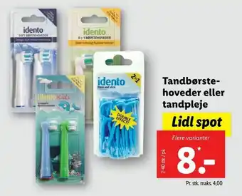 Let-Køb Tandbørstehoveder eller tandpleje tilbud