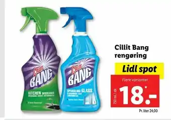 Cillit Bang rengøring