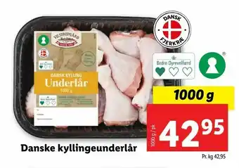 Danske kyllingeunderlår