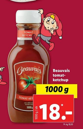 Let-Køb Beauvais tomatketchup tilbud