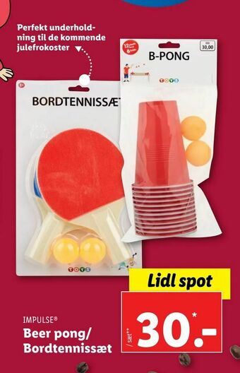 Beer pong/ Bordtennissæt