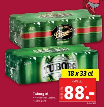 Let-Køb Tuborg øl tilbud