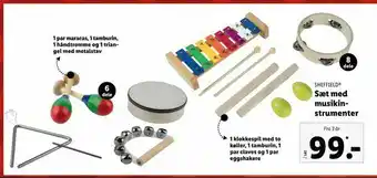Let-Køb Sæt med musikinstrumenter tilbud