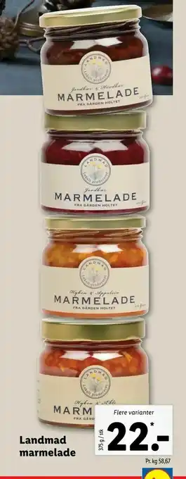 Let-Køb Landmad marmelade tilbud