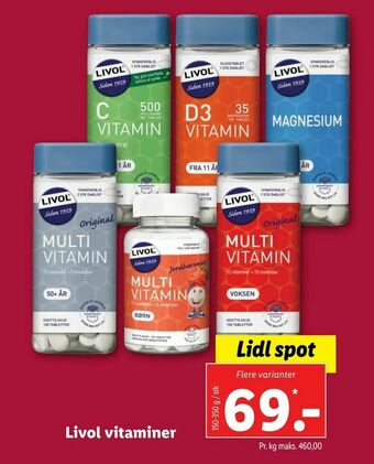Livol vitaminer