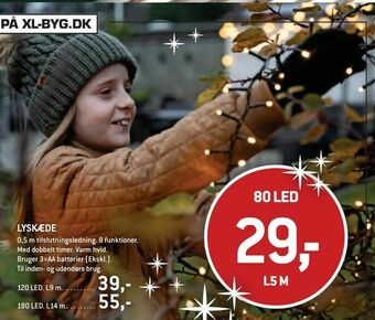 XL-BYG Lyskæde tilbud