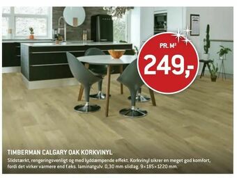 XL-BYG Timberman calgary oak korkvinyl tilbud