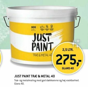 XL-BYG Just paint træ & metal 40 tilbud